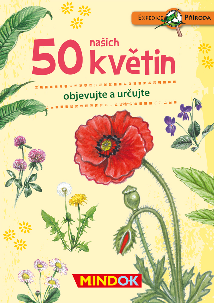 Levně Mindok Expedice příroda: 50 našich květin