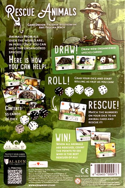 Board&Dice Rescue Animals Obrázek