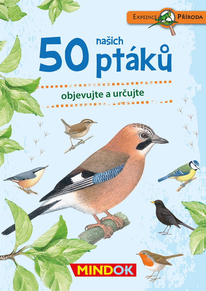 Levně Mindok Expedice příroda: 50 našich ptáků