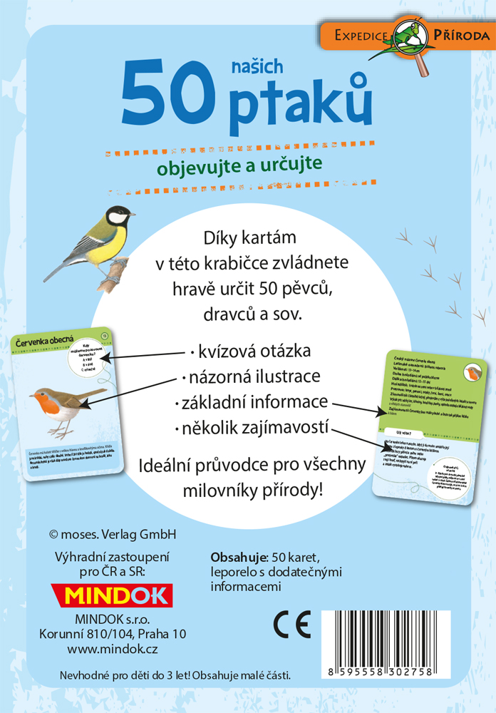 Mindok Expedice příroda: 50 našich ptáků Obrázek