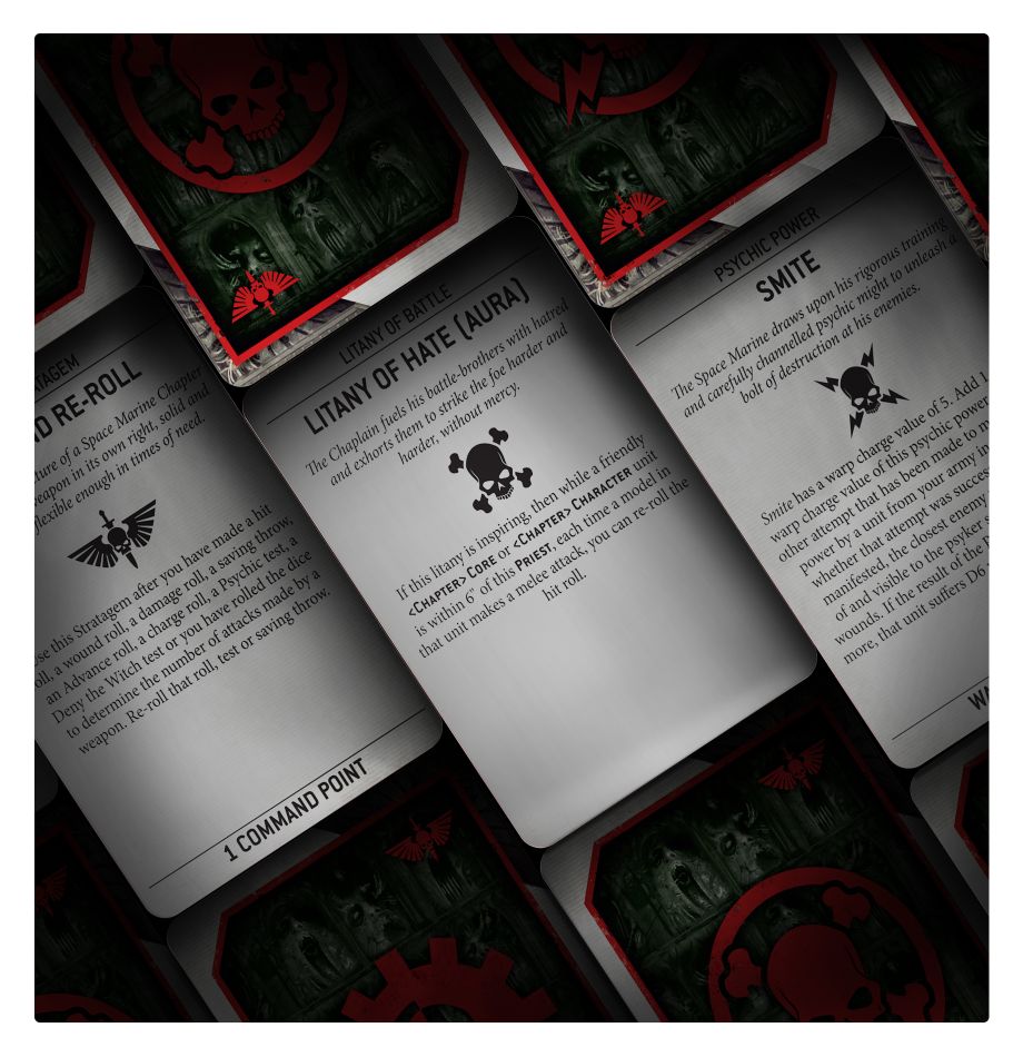 Games Workshop Datacards: Space Marines Obrázek