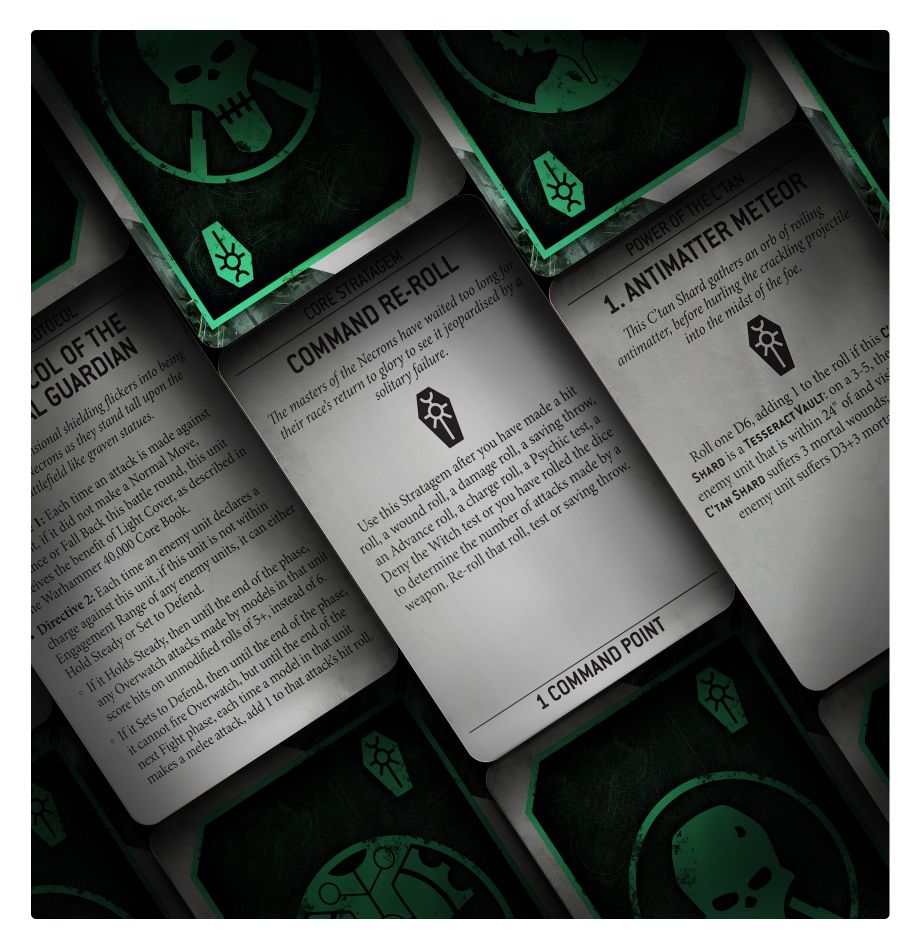 Games Workshop Datacards: Necrons Obrázek