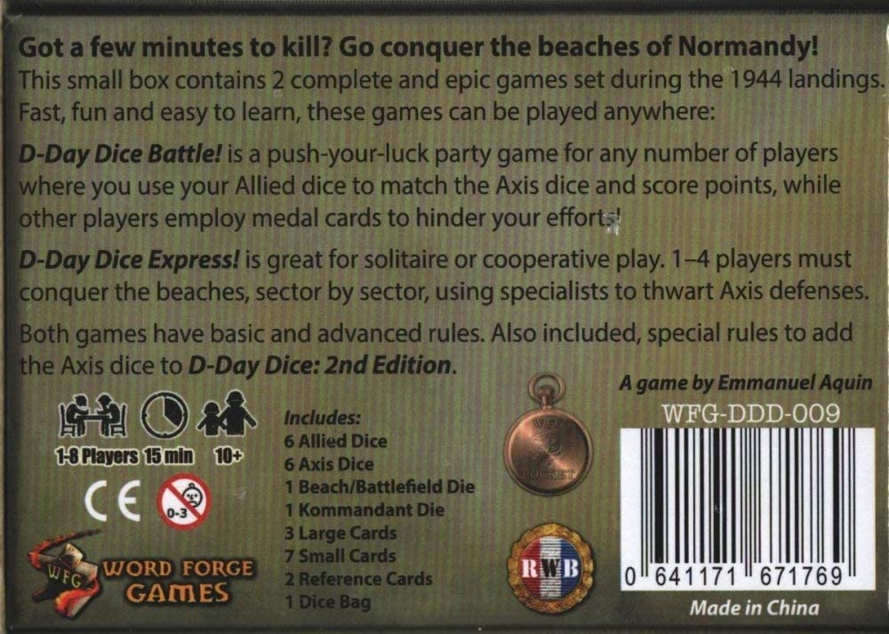 Word Forge Games D-Day Dice Pocket - EN Obrázek