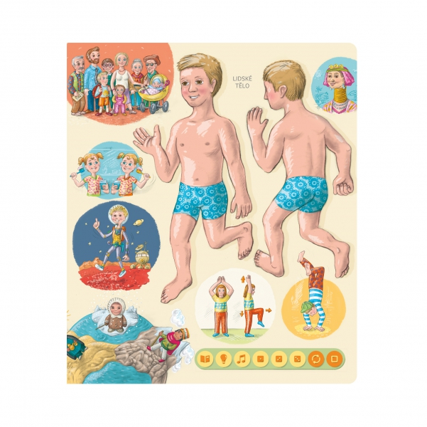 Albi Kniha Lidské tělo Obrázek