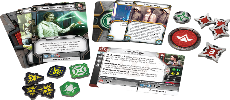 Fantasy Flight Games Star Wars Legion - Leia Organa Commander Expansion Obrázek