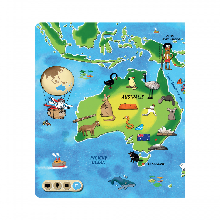 Albi Kniha Atlas světa Obrázek