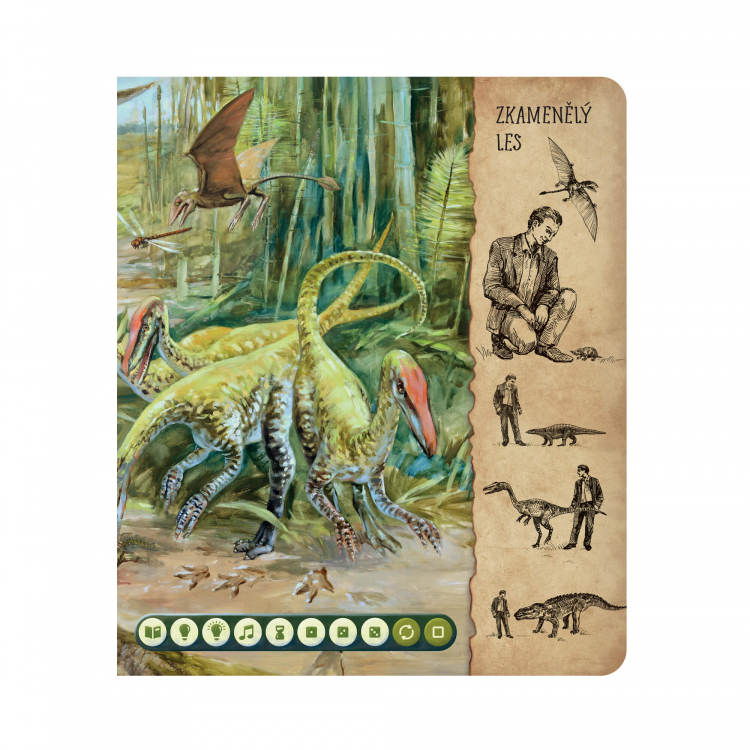 Albi Kniha Dinosauři Obrázek