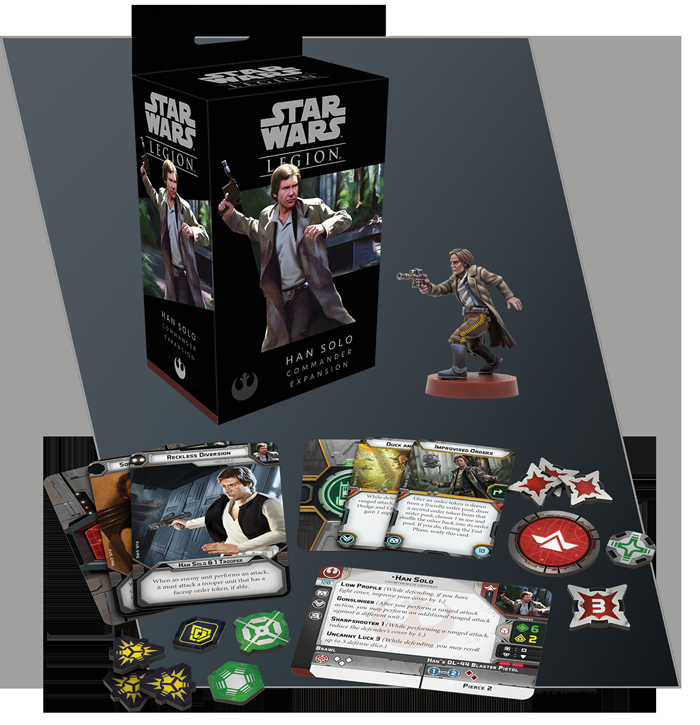 Fantasy Flight Games Star Wars Legion - Han Solo Commander Expansion Obrázek