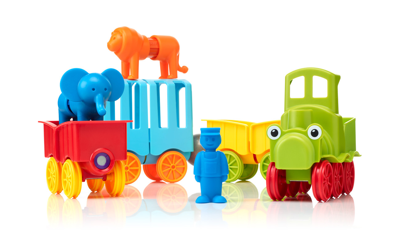 SmartMax - Můj první vláček se zvířátky - 22 ks Obrázek