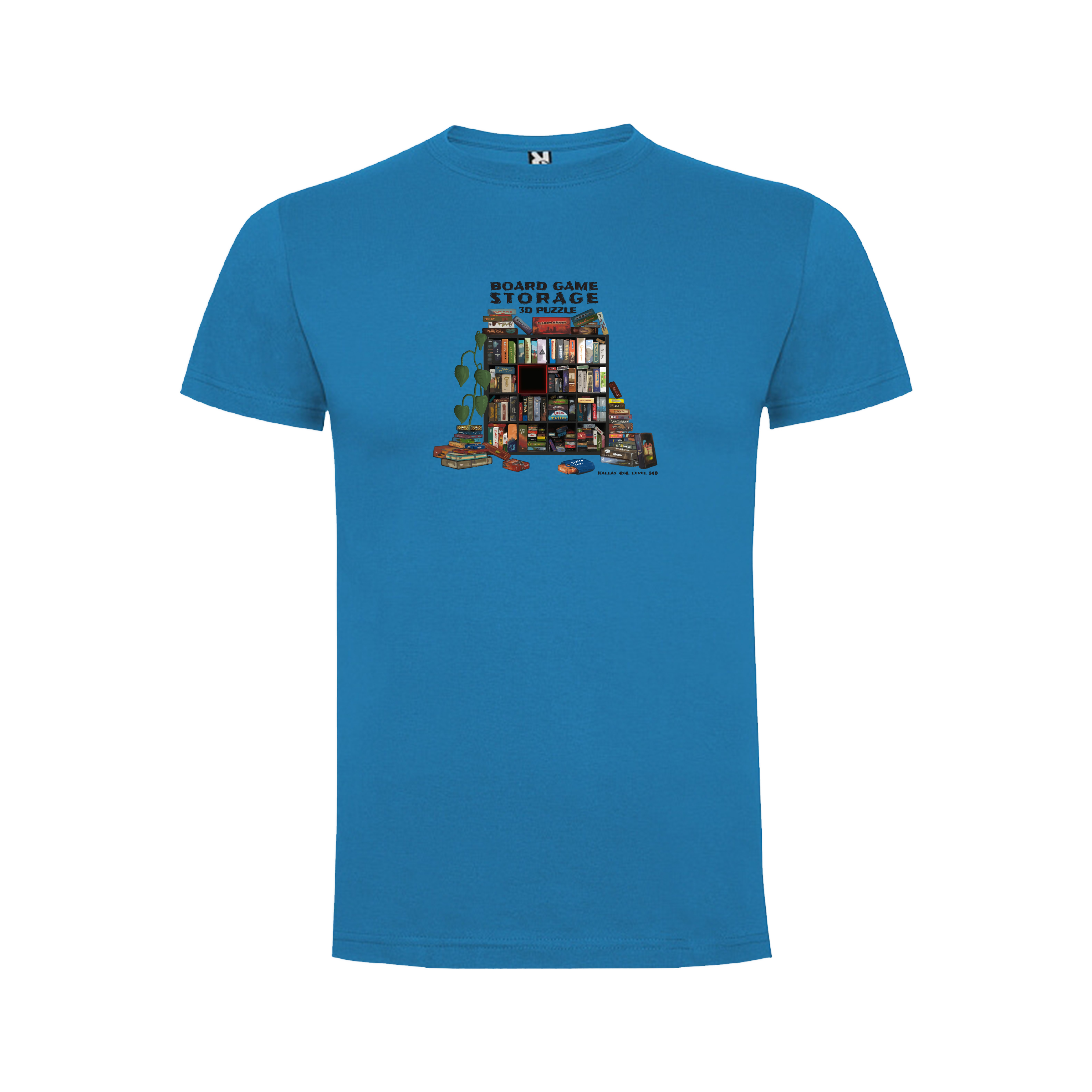 TLAMA games T-shirt "Storage 3D Puzzle" Barva: Azurová modrá, Velikost: 3XL