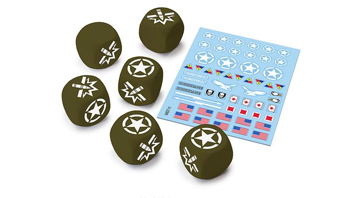 Levně Gale Force Nine World of Tanks Miniatures Game - U.S.A. Dice and Decals