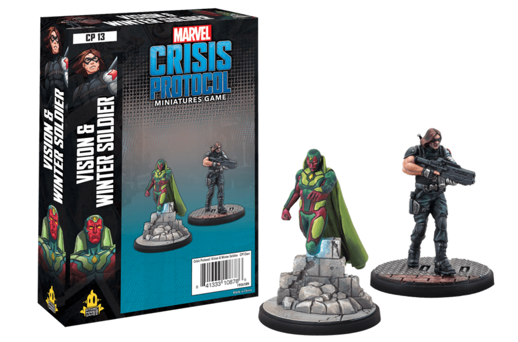 Atomic Mass Games Marvel Crisis Protocol: Vision and Winter Soldier