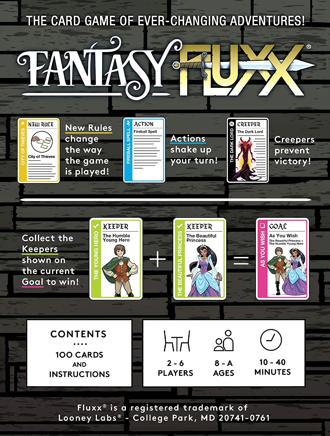 Looney Labs Fantasy Fluxx - EN Obrázek
