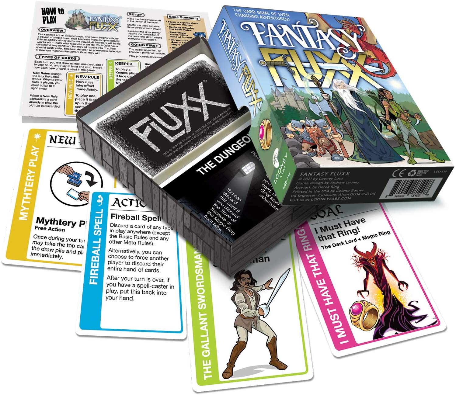 Looney Labs Fantasy Fluxx - EN Obrázek