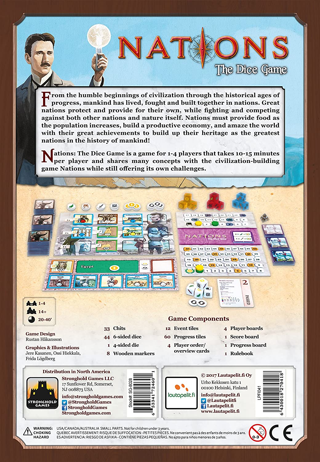 Lautapelit.fi Nations - The Dice Game Obrázek