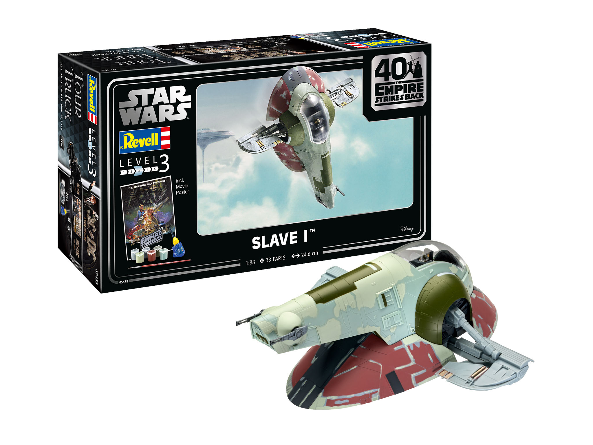 Levně Revell Star Wars - Slave I-40th Anniversary "The Empire strikes back"