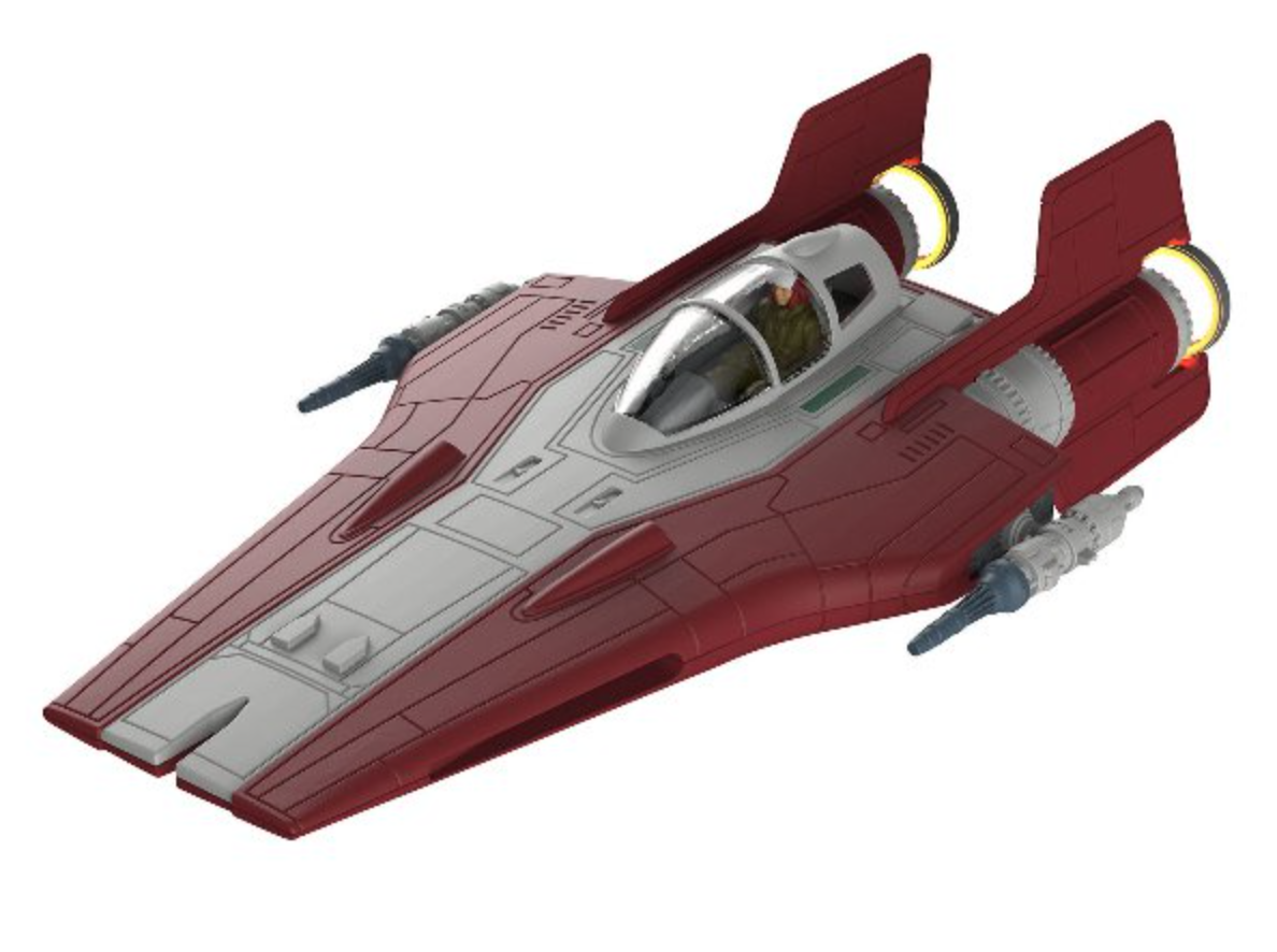 Revell Star Wars - Resistance A-wing Fighter, červený Obrázek