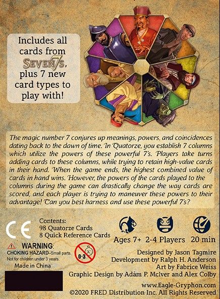 Eagle-Gryphon Games Quatorze ENG Obrázek