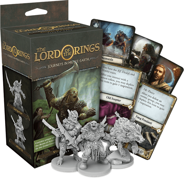 Levně Fantasy Flight Games The Lord of the Rings: Journeys in Middle-Earth Villains of Eriador Expansion