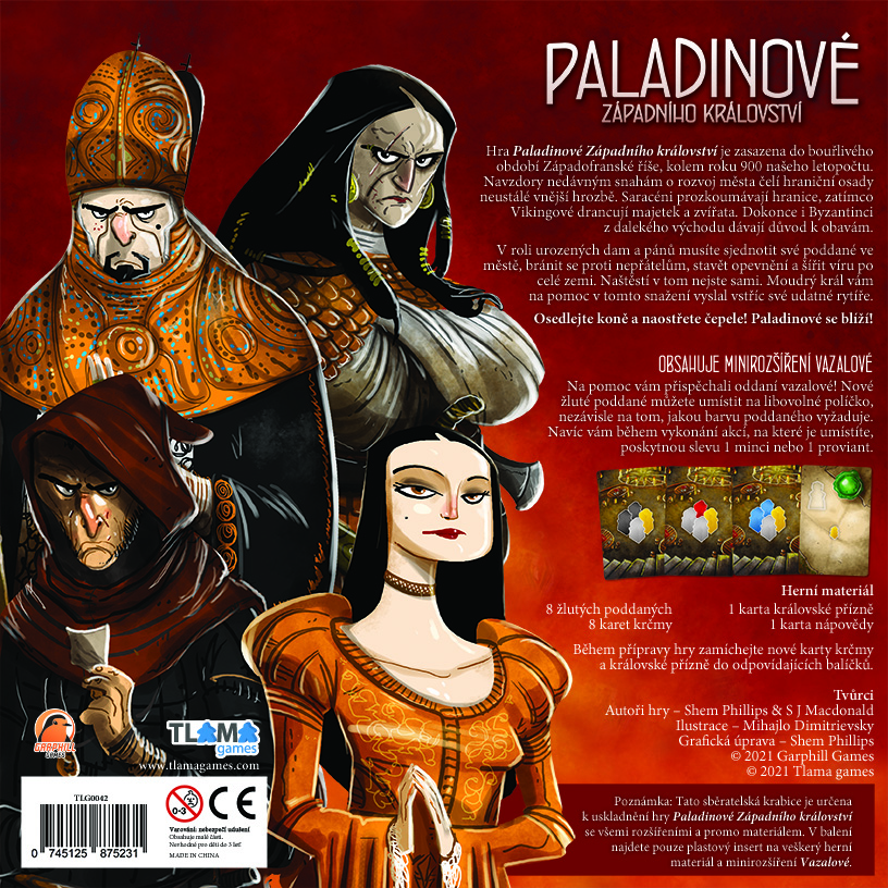 TLAMA games Paladinové Západního království: Sběratelská krabice Obrázek