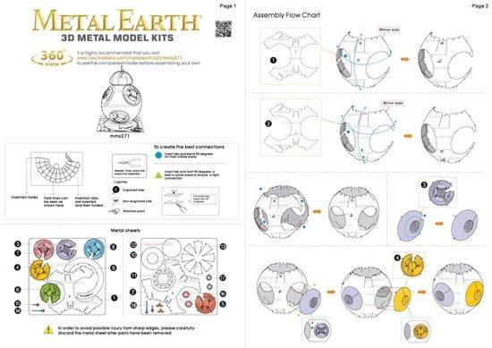 Fascinations Metal Earth: Star Wars BB-8 Obrázek