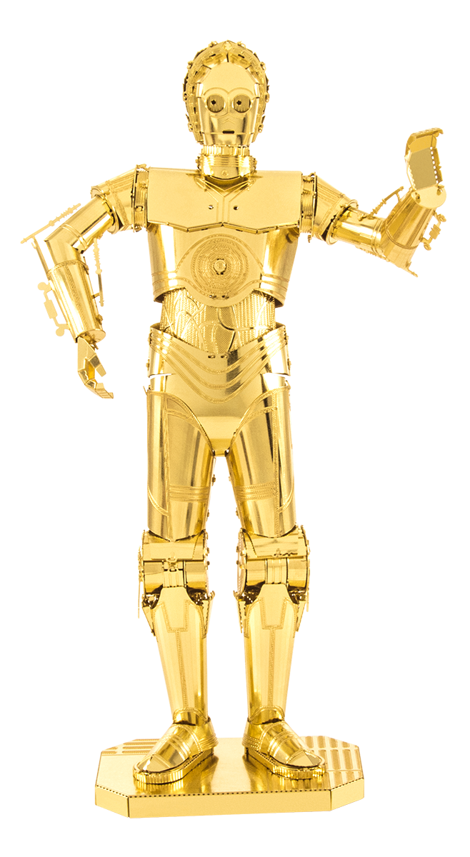 Levně Fascinations Metal Earth: Star Wars Gold C-3PO