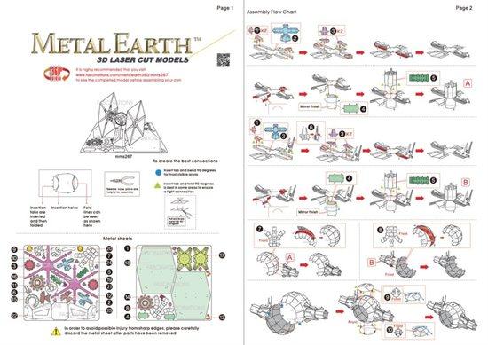 Fascinations Metal Earth: Star Wars Special Forces TIE Fighter Obrázek