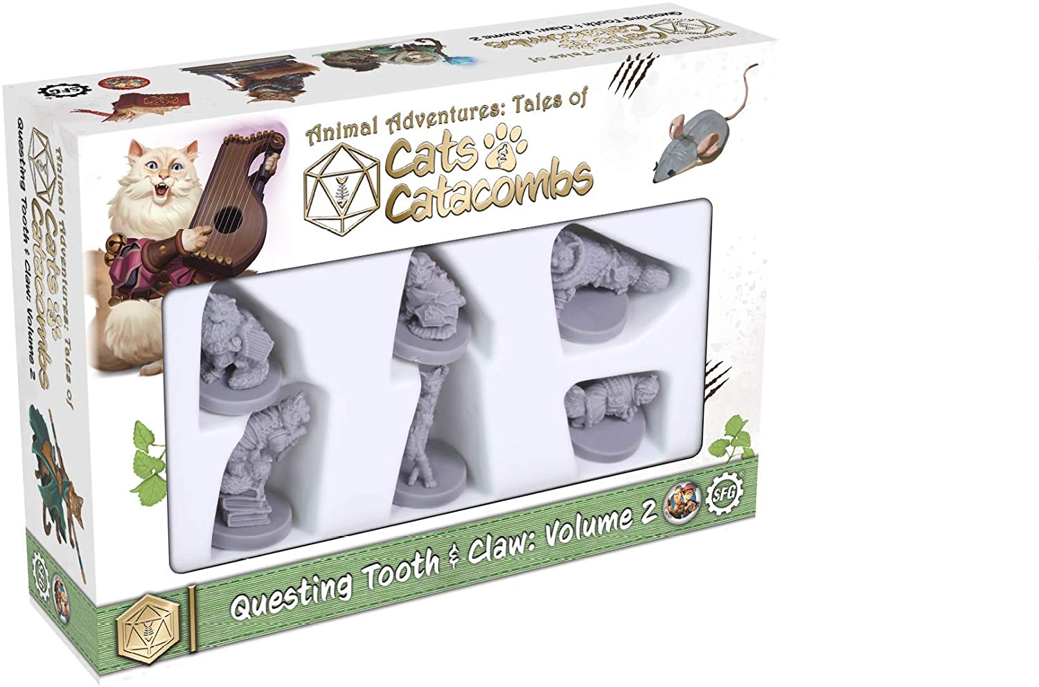 Levně Steamforged Games Ltd. Animal Adventures: Cats & Catacombs - Questing Tooth & Claw: Volume 2