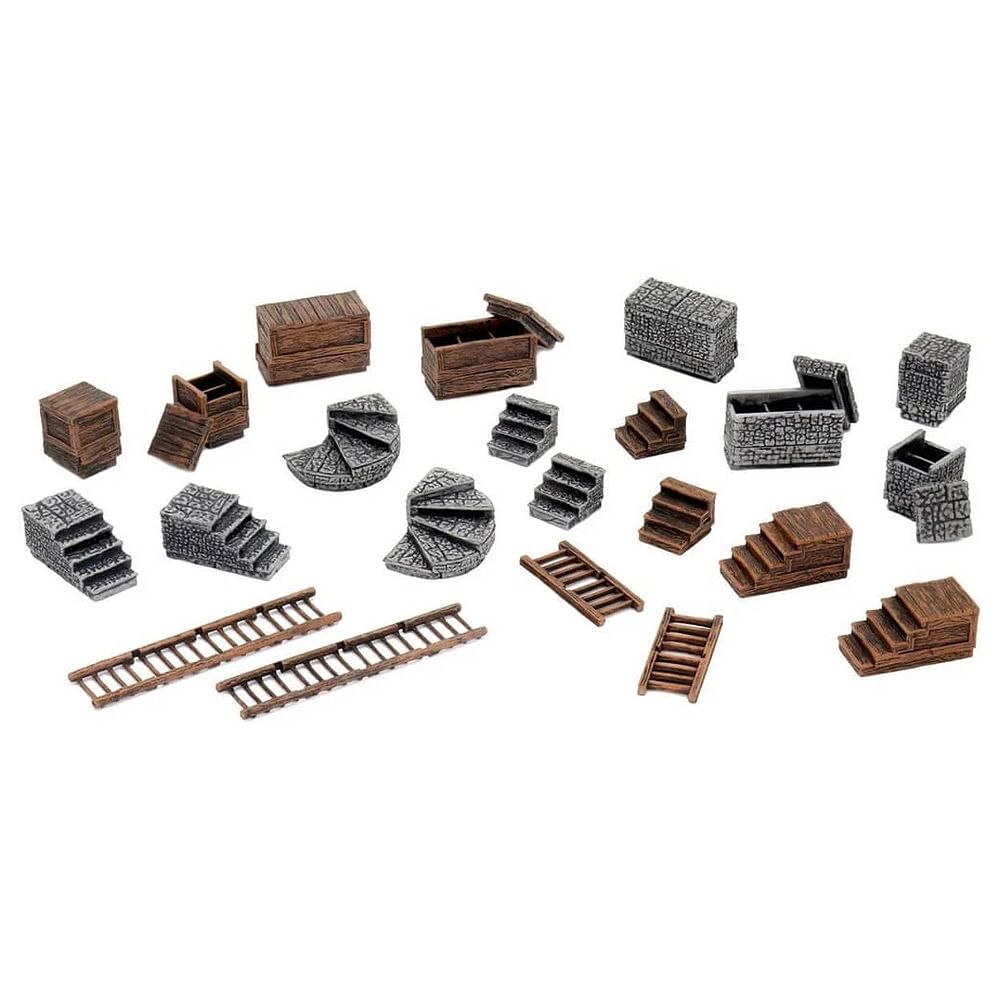 WizKids WarLock Dungeon Tiles: Stairs & Ladders Obrázek