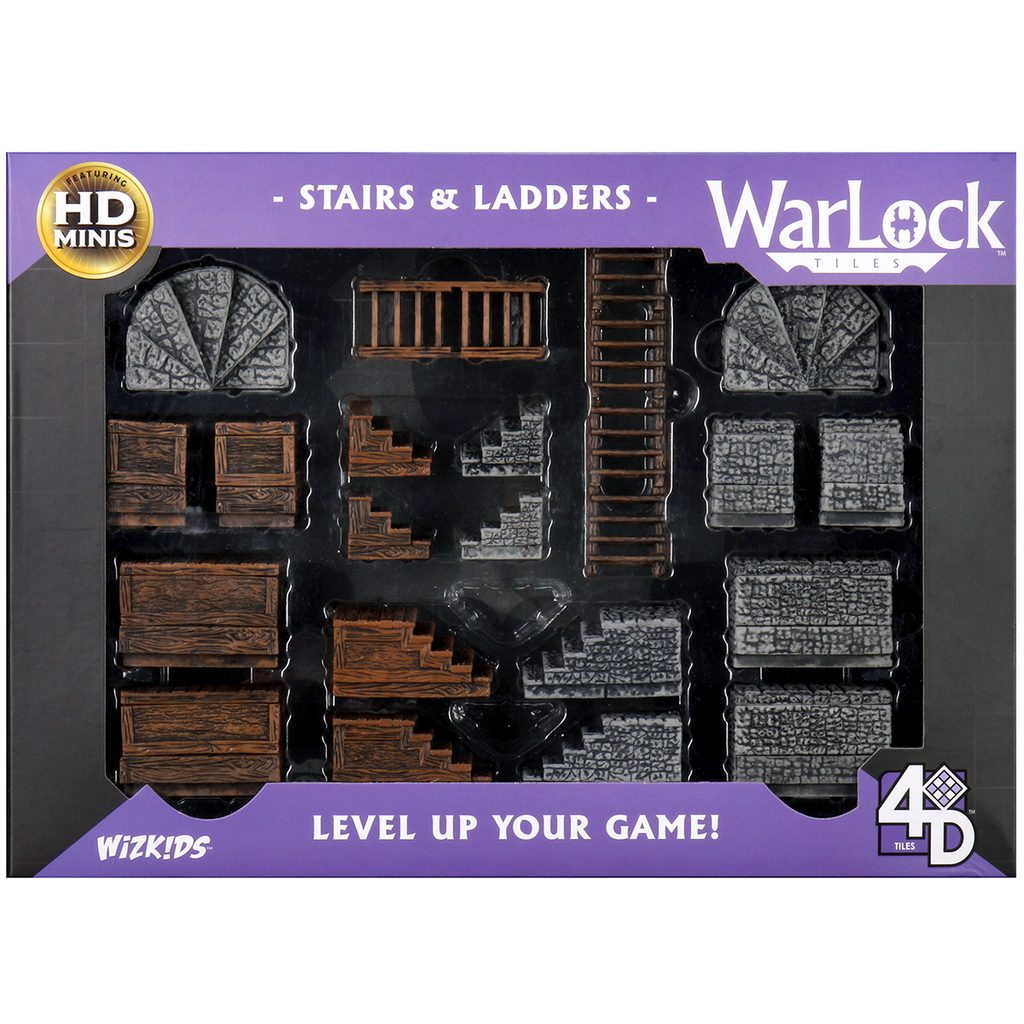 Levně WizKids WarLock Dungeon Tiles: Stairs & Ladders