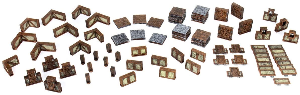 WizKids WarLock Dungeon Tiles: Town & Village Obrázek