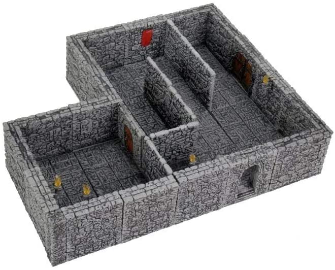 Levně WizKids WarLock Tiles: Dungeon Tiles II - Full Height Stone Walls Expansion