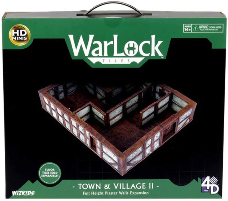 Levně WizKids WarLock Tiles: Town & Village II - Full Height Plaster Walls Expansion