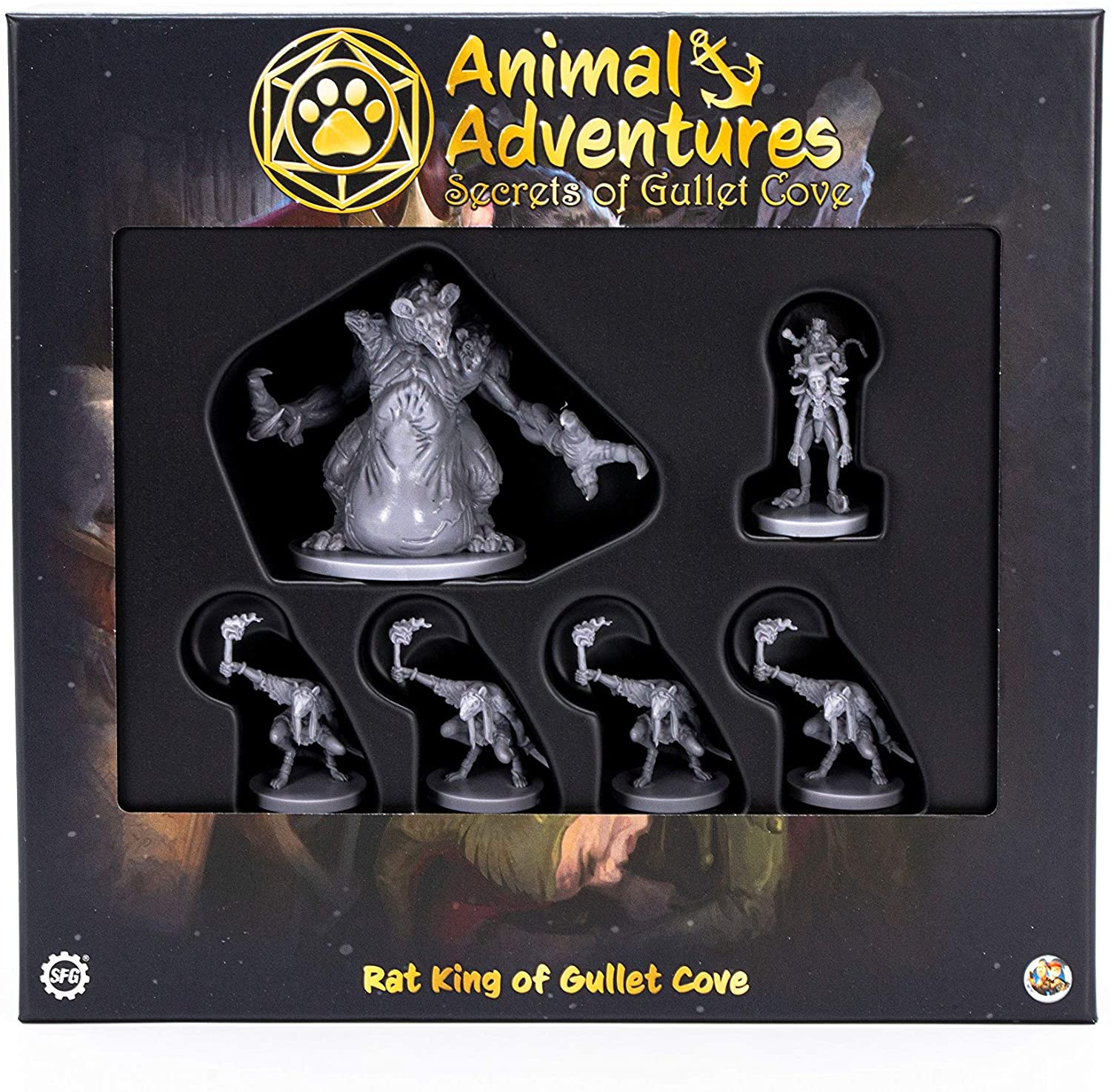 Levně Steamforged Games Ltd. Animal Adventures RPG Rat King of Gullet Cove