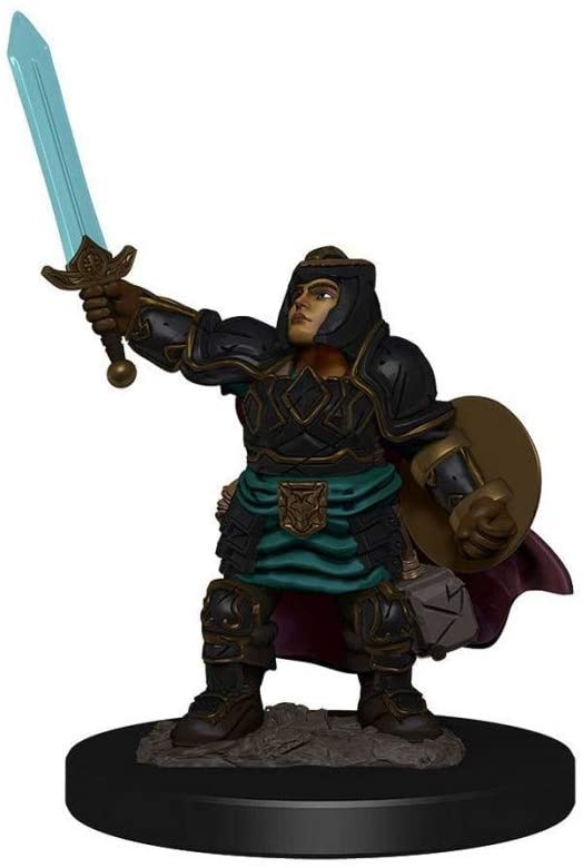 WizKids D&D Icons of the Realms: Premium Painted Figure - Dwarf Paladin Female