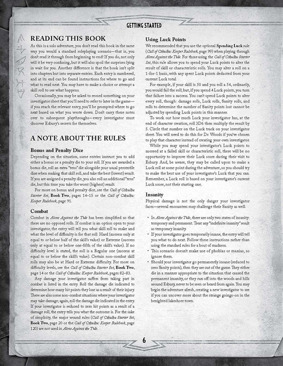 Chaosium Call of Cthulhu RPG - Alone Against the Tide Obrázek