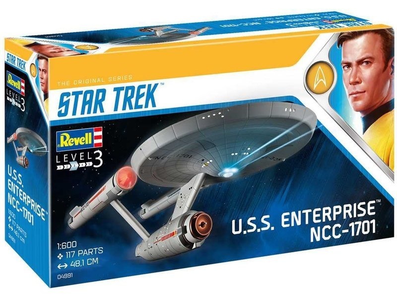 Levně Revell Star Trek - U.S.S. Enterprise NCC-1701 (TOS) (1:600)