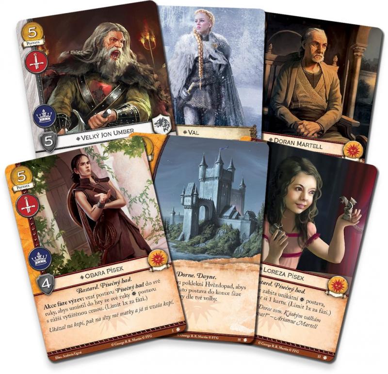 Asmodee Czech Republic Hra o trůny LGC - Dornské písky Obrázek