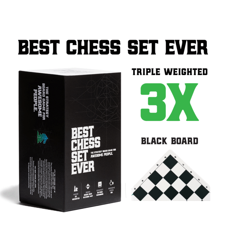 Levně Best Chess Set Ever (Black Board) 3X