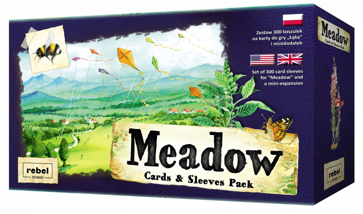 Blackfire CZ Na louce - Set obalů Rebel pro hru + 6 promo karet (Meadow)