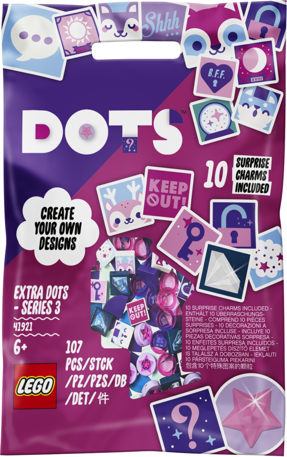 LEGO DOTS doplňky – 3. série 41921 Obrázek
