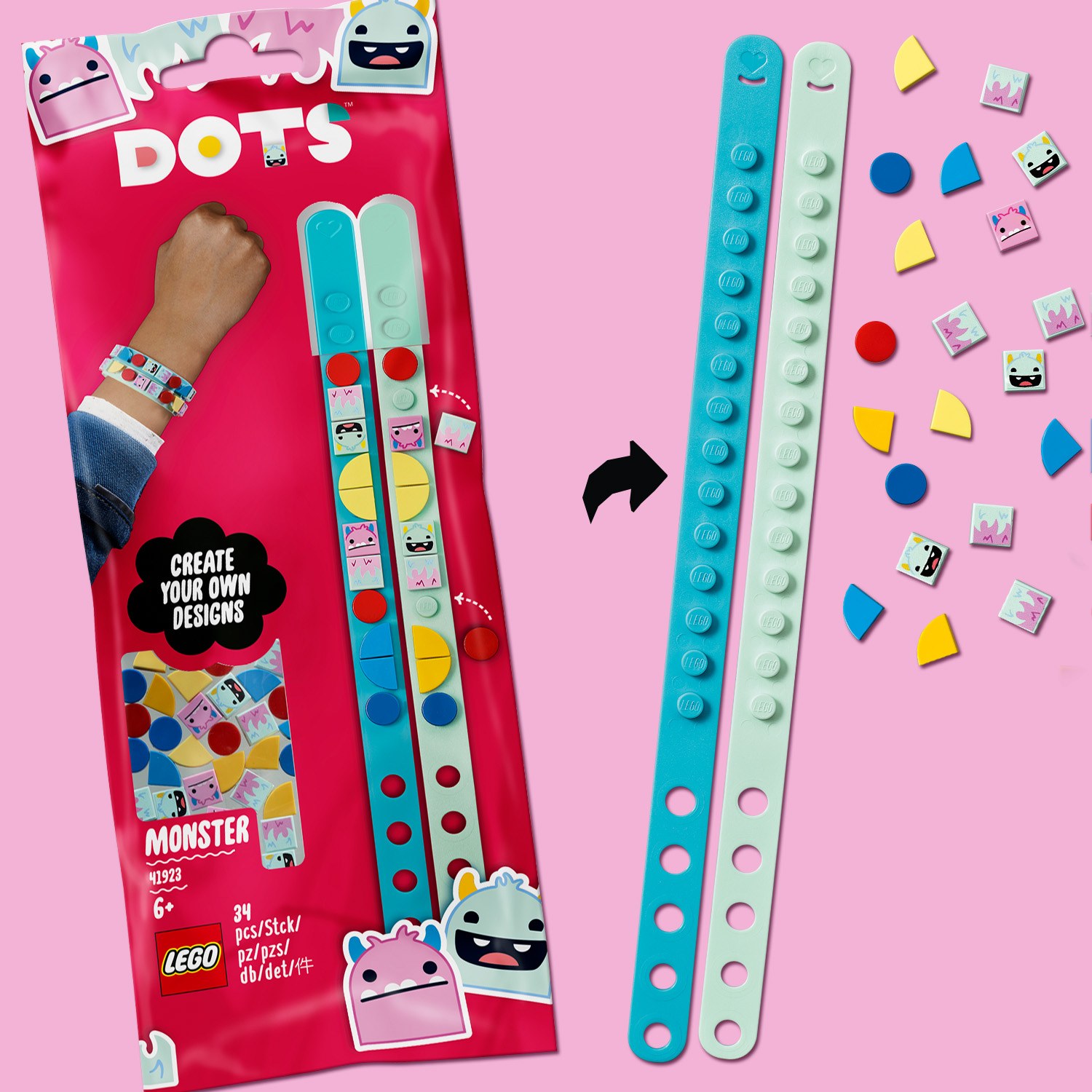 LEGO Náramky s příšerkami 41923 Obrázek