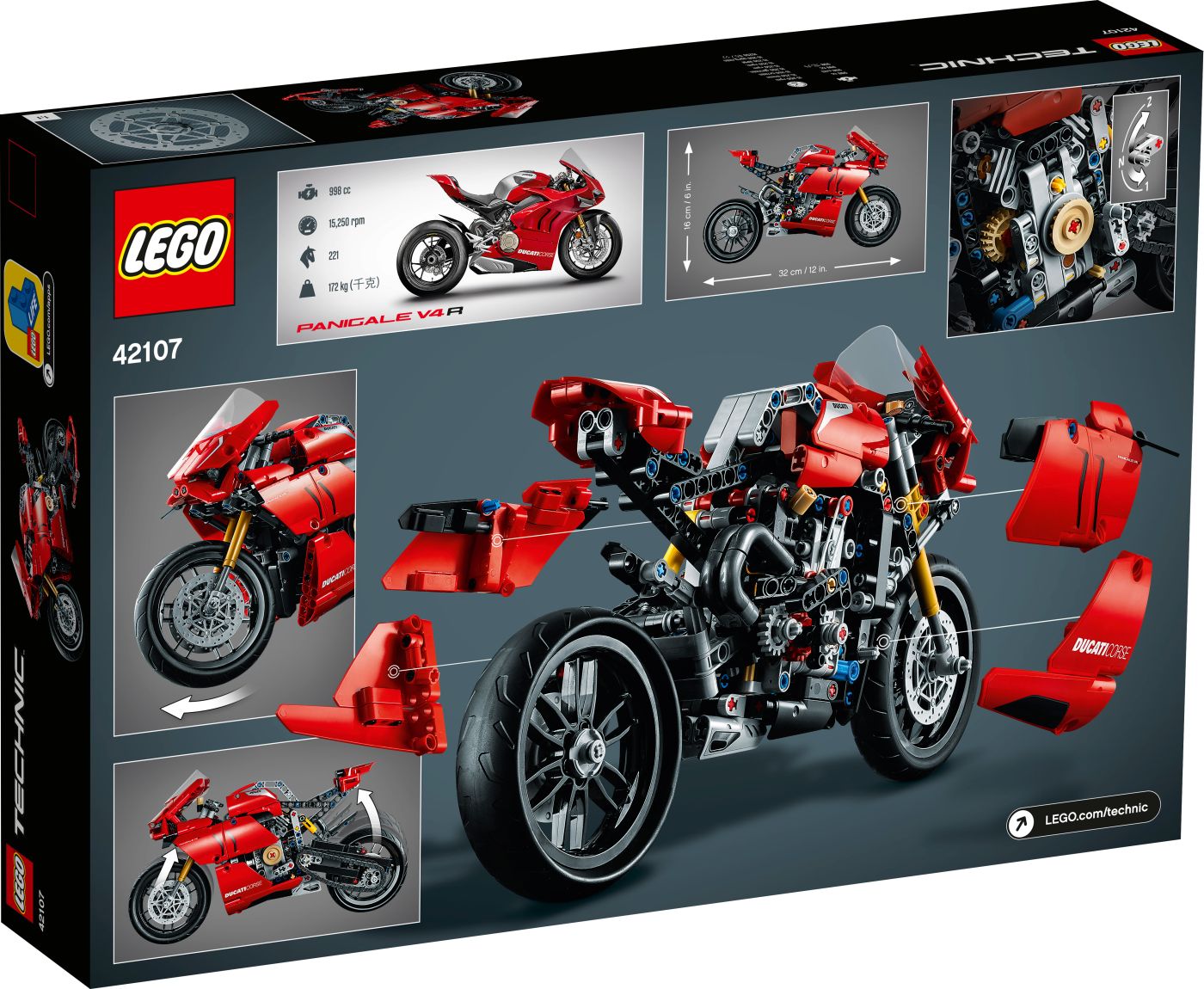 LEGO Ducati Panigale V4 R 42107 Obrázek