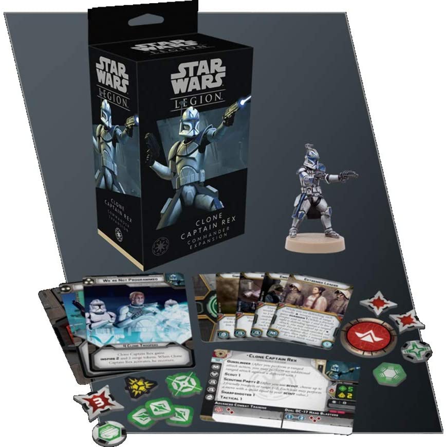 Fantasy Flight Games Star Wars Legion: Clone Captain Rex Commander Expansion Obrázek