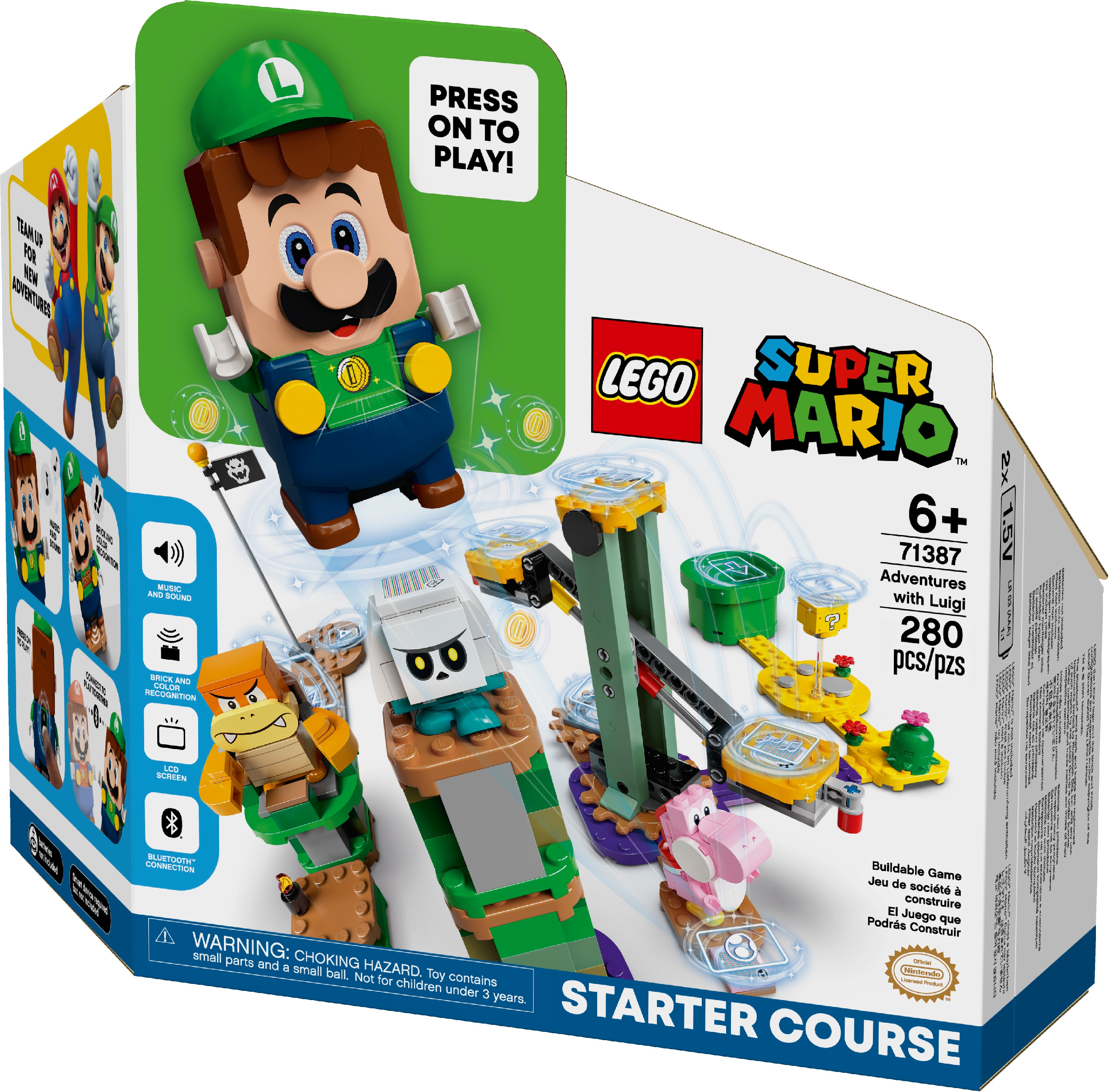 Levně LEGO Dobrodružství s Luigim – startovací set 71387