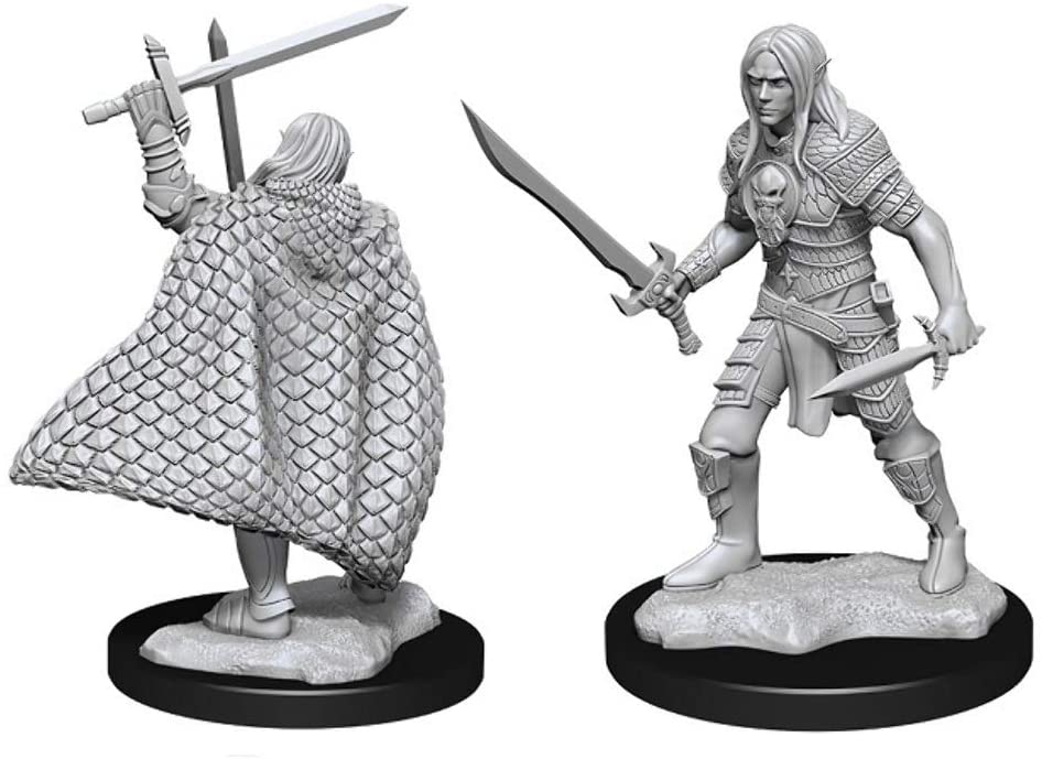 Levně WizKids Pathfinder Battles Deep Cuts Unpainted Miniatures - Elf Fighter Male