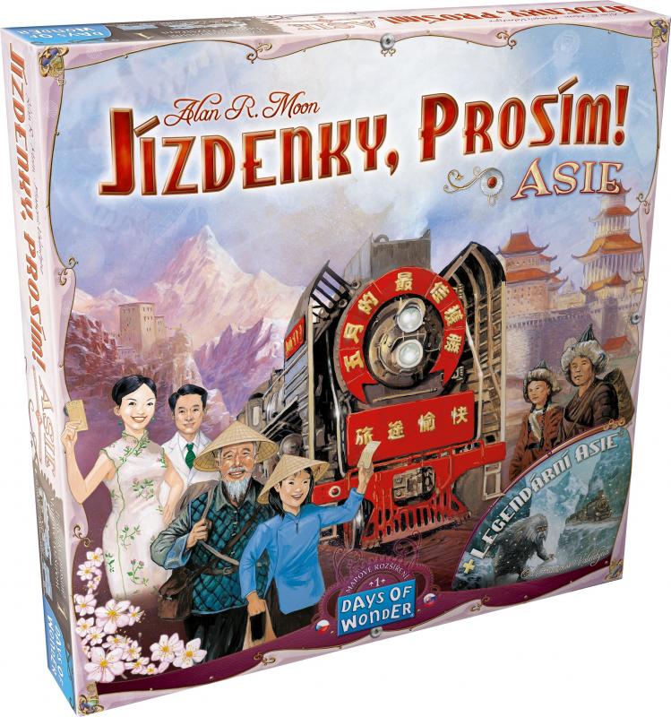 Blackfire CZ Jízdenky, prosím! Asie ( Ticket to Ride Map Collection: Volume 1 – Team Asia & Legendary Asia)