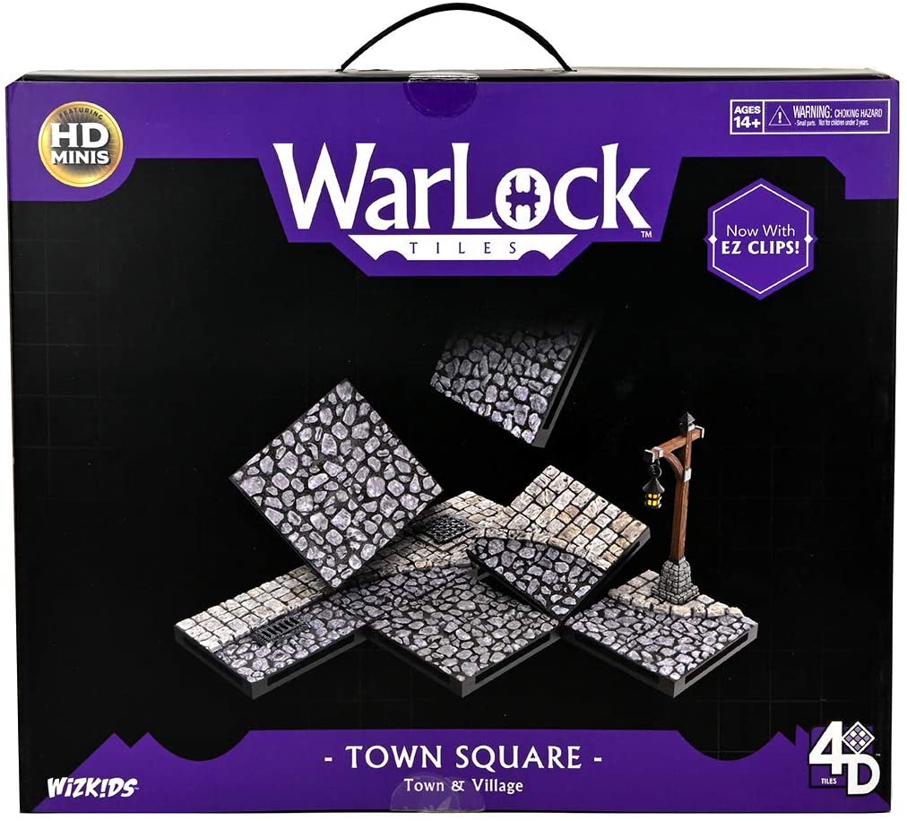 Levně WizKids WarLock Dungeon Tiles: Town & Village - Town Square