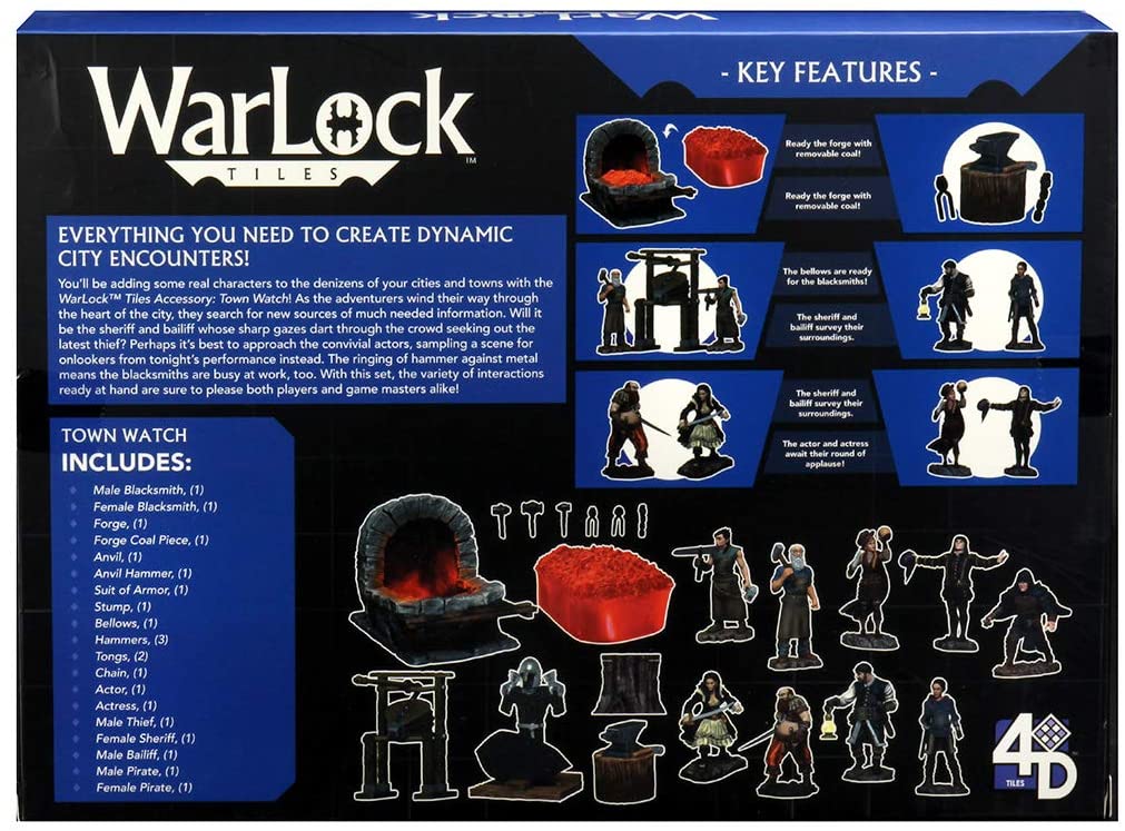 WizKids WarLock Tiles: Accessory - Town Watch Obrázek