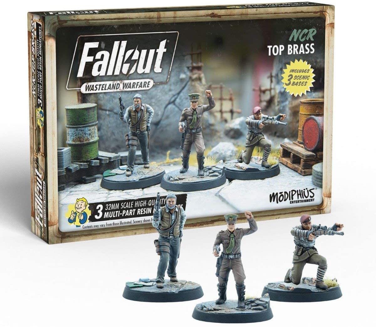 Modiphius Entertainment Fallout: Wasteland Warfare - NCR: Top Brass